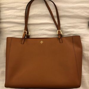Tory Burch York Buckle Tote- brown large